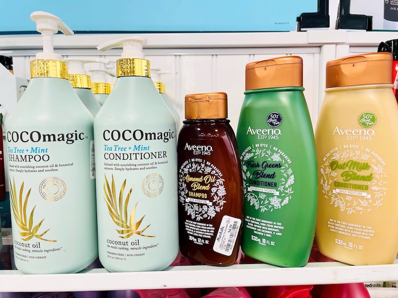 マーシャルズのヘアケア売り場のションプー