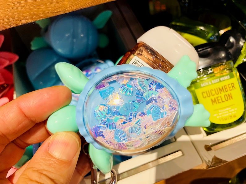 バス＆ボディワークスのハンドサニタイザーの亀の入れ物