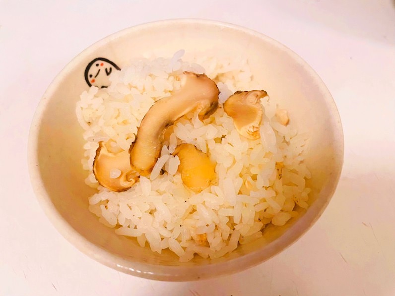 北米産の松茸で松茸ごはん