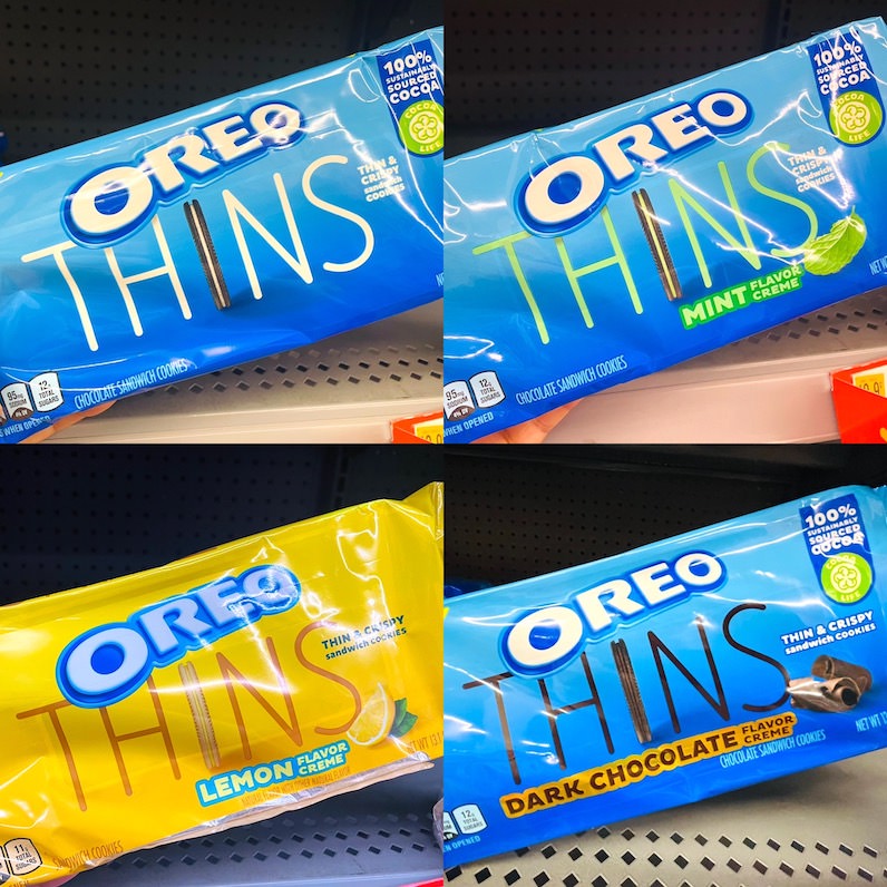 薄いオレオ「OREO Thins」色々な味