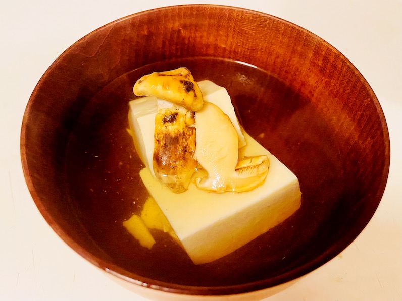 北米産の松茸のお吸い物