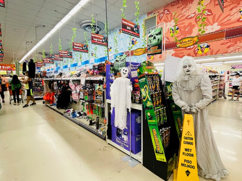 ハワイのドン・キホーテのハロウィン売り場