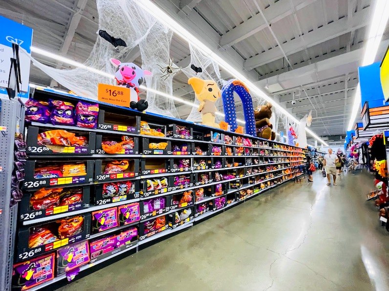 ウォールマートのハロウィン売り場
