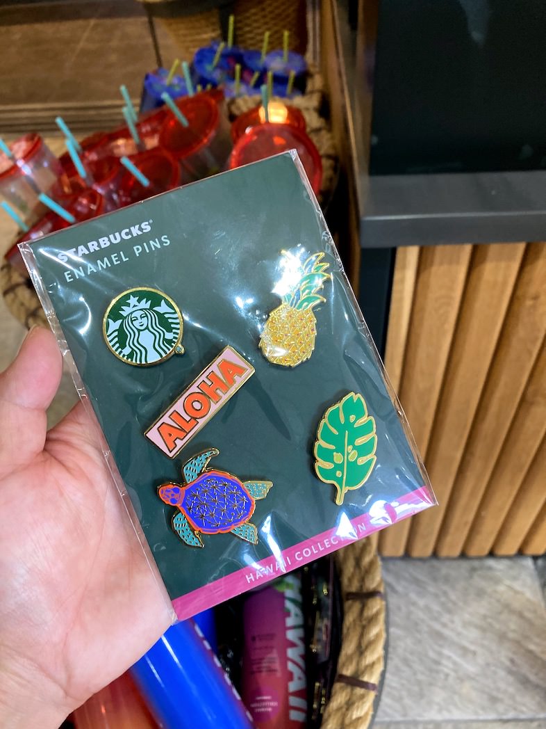 ハワイのスタバ限定ピンバッチ