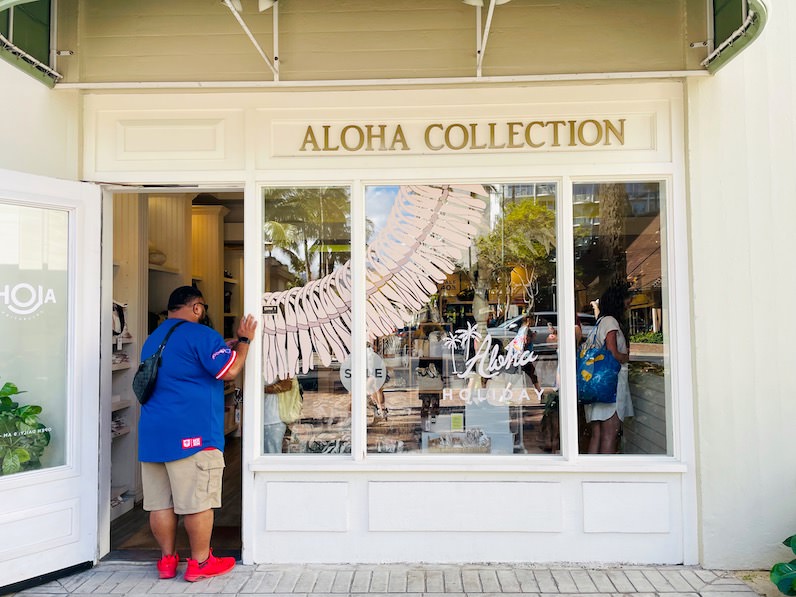 ALOHA COLLECTIONワイキキ店の外観