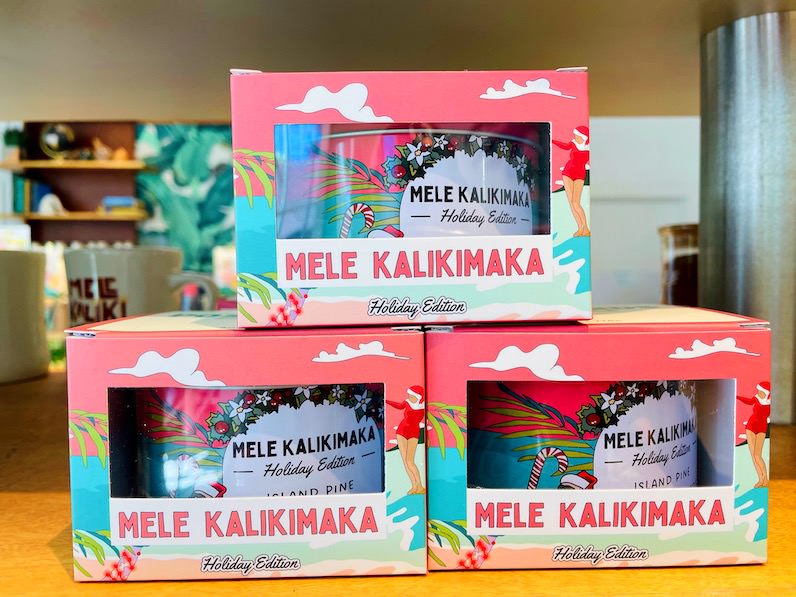 ホノルルコーヒーのクリスマス限定キャンドル