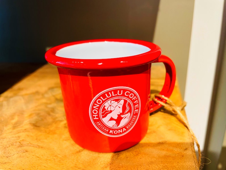 ホノルルコーヒーびホーローのデミタスカップ
