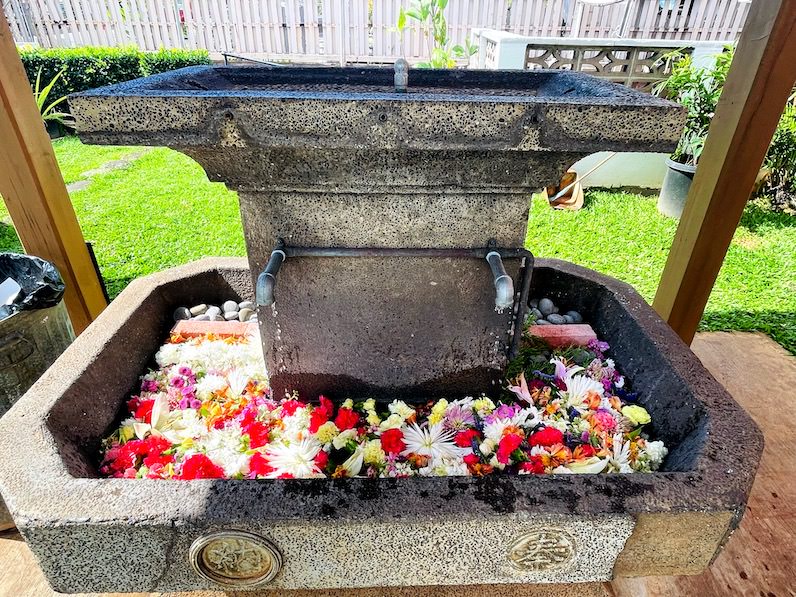 ハワイ金刀比羅神社・ハワイ太宰府天満宮の手水