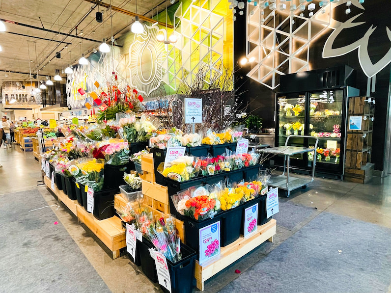 ホールフーズの花売り場