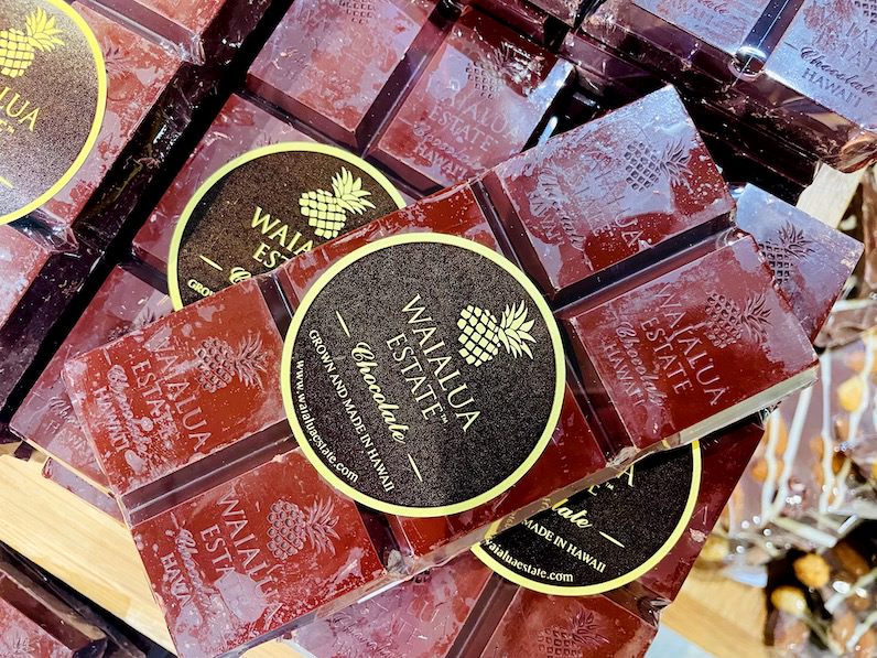 ホールフーズのワイアルア・エステート・チョコレートのダークチョコ