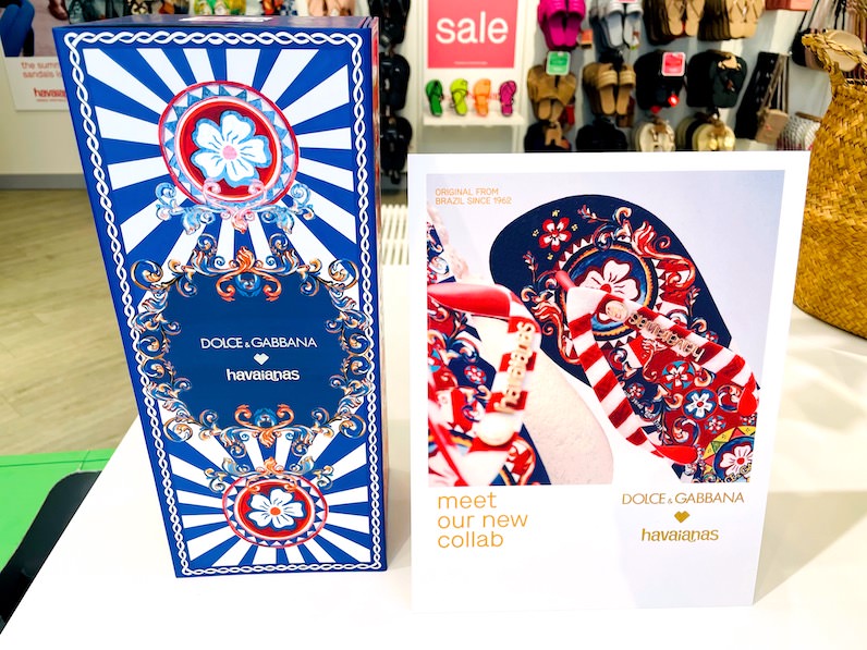 ハワイアナとがドルガバのコラボビーチサンダル