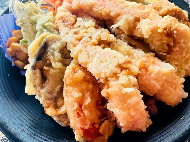 ヒゴト・ジャパニーズ・イータリー」の天丼アップ